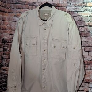 Cabela's Men's Lightweight Shirt Jacket - Beige